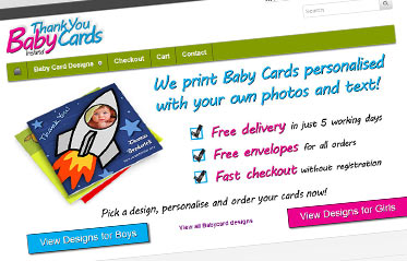 Baby Thank You Cards Ireland