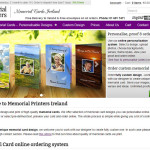 Memorial Printers Website - screenshot